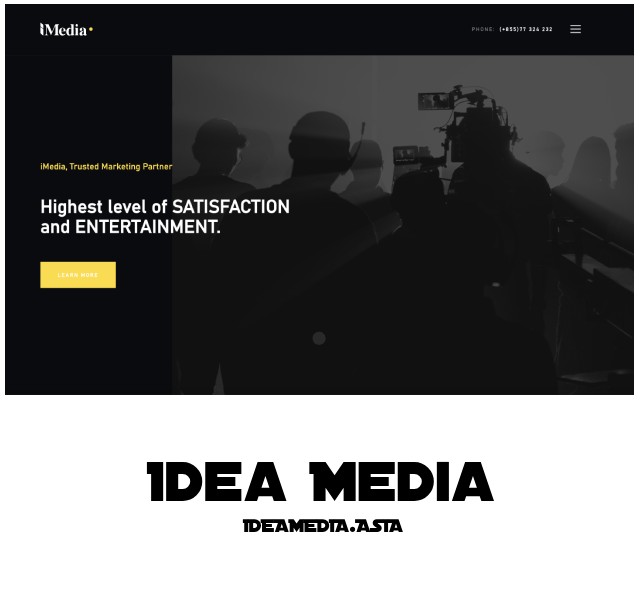 ideamedia website using WP